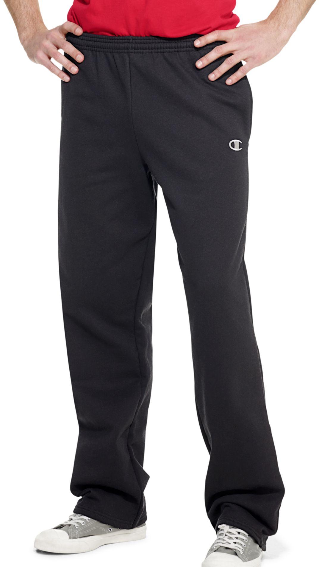 Champion Eco Fleece Open Hem Men's Sweatpants P2469 eBay