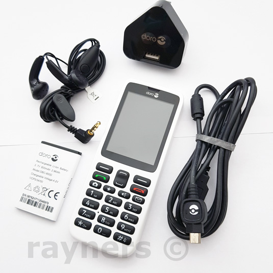 (No Original Box) White Doro 5516 3G Unlocked Mobile Phone Big Buttons Loud eBay