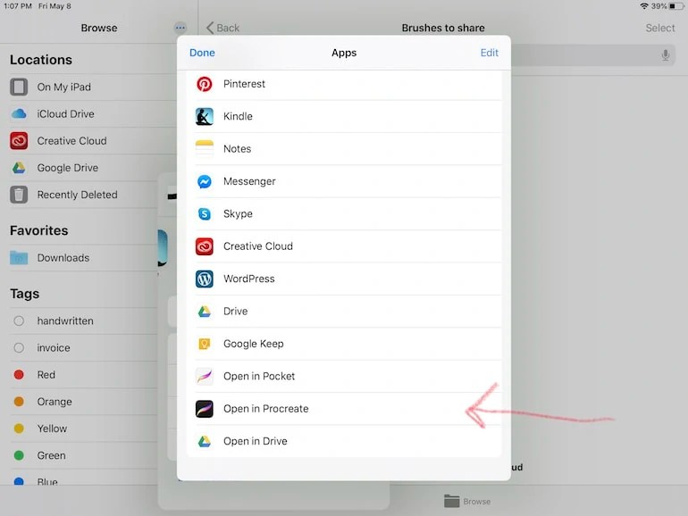 How to Import Brushes in Procreate Ebb and Flow Creative Co