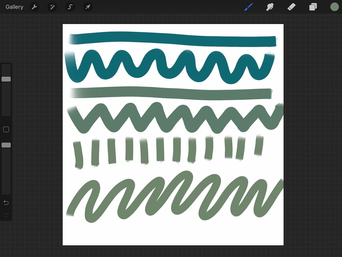 How to Make a Square Monoline Brush for Procreate EbbandFlowCC