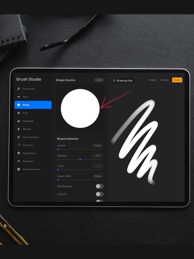 Monoline Brush Procreate Story Ebb and Flow Creative Co