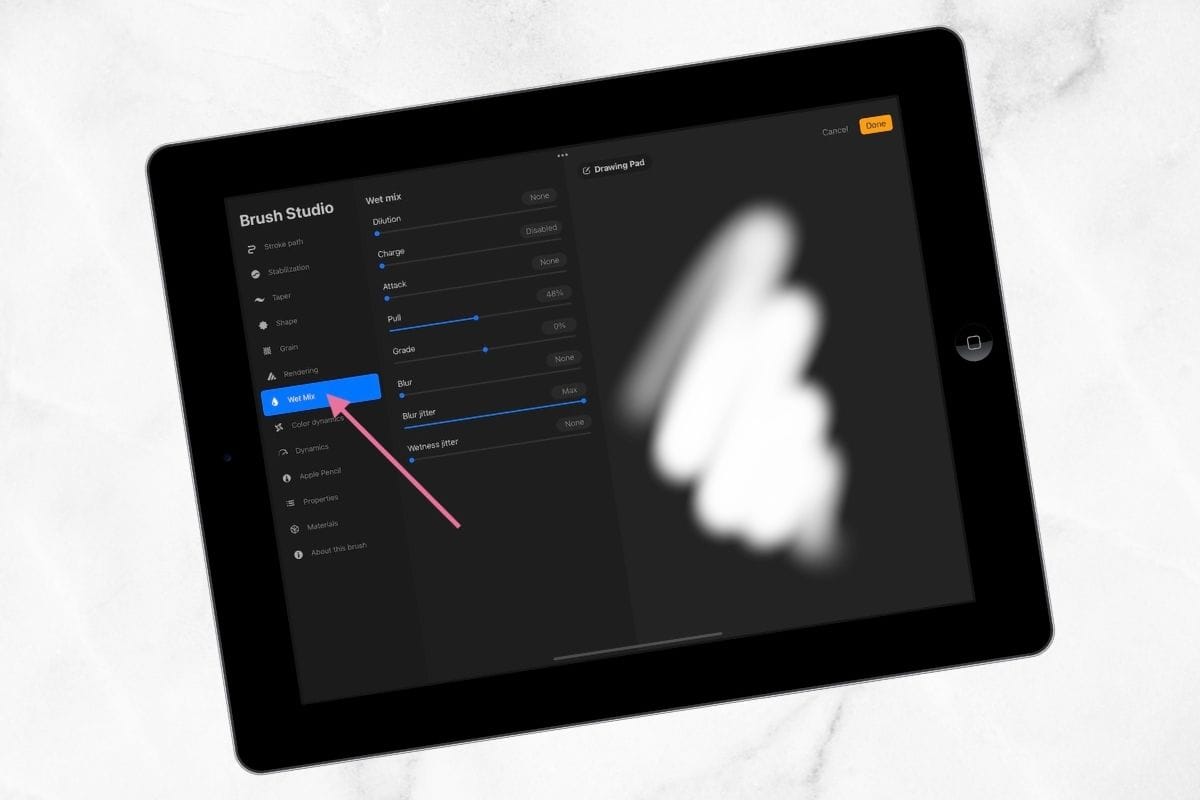 How to Make a Blending Brush for Procreate Ebb and Flow Creative Co
