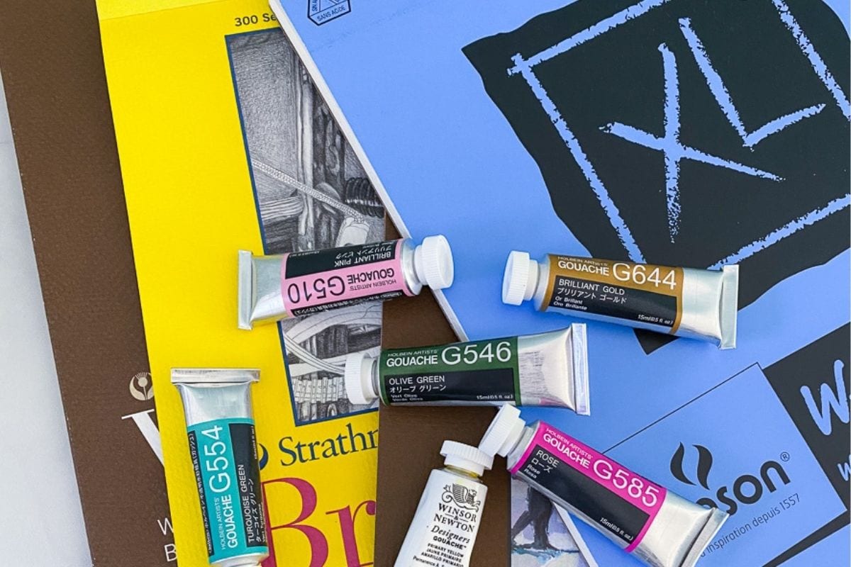 The Best Paper for Gouache Ebb and Flow Creative Co