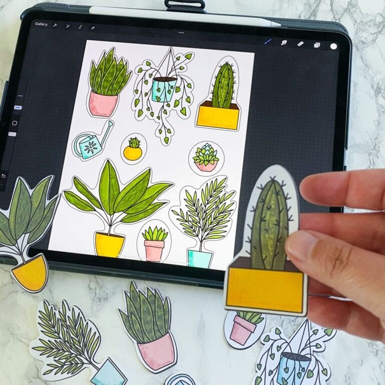 How to Make Stickers with Procreate Ebb and Flow Creative Co