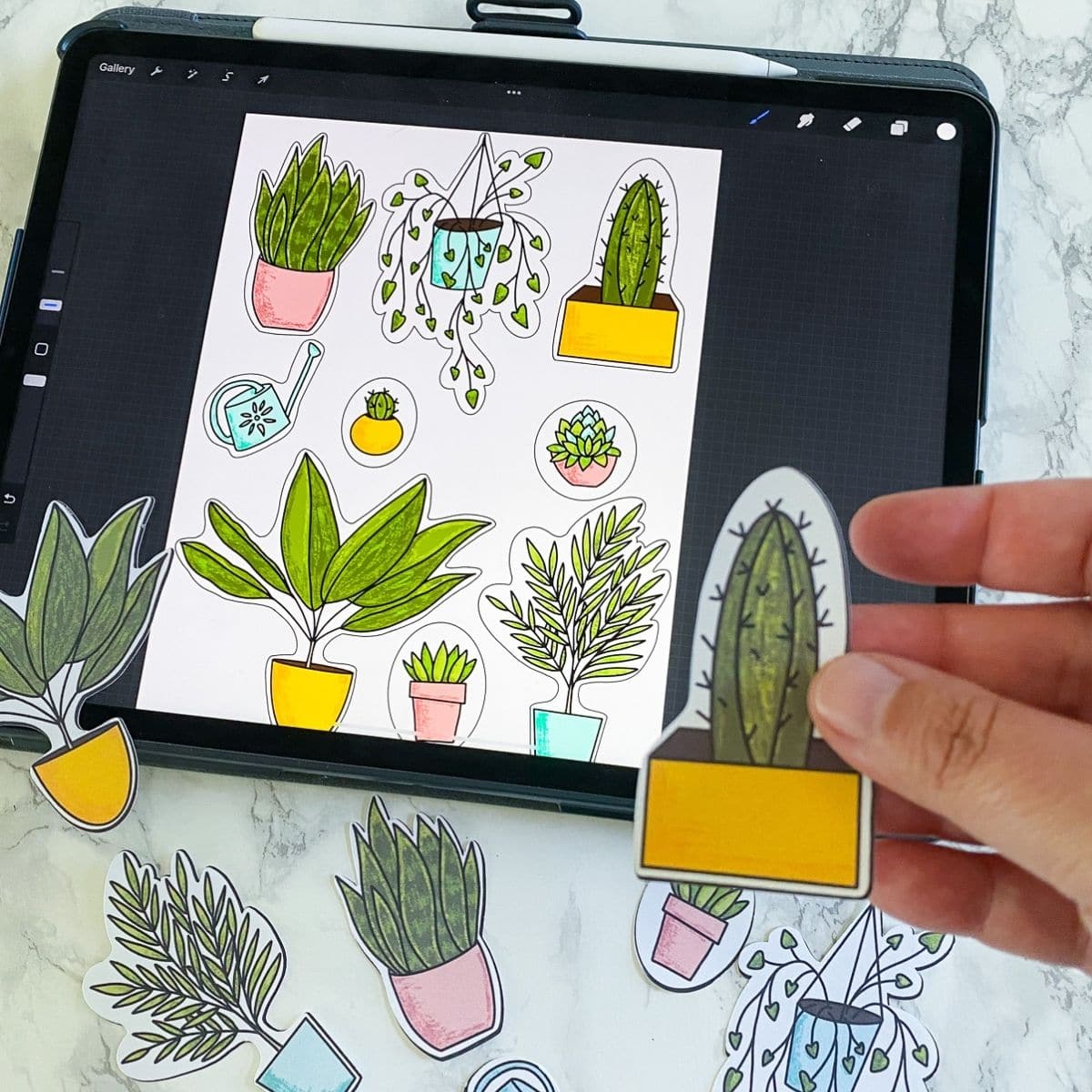 How to Make Stickers with Procreate Ebb and Flow Creative Co