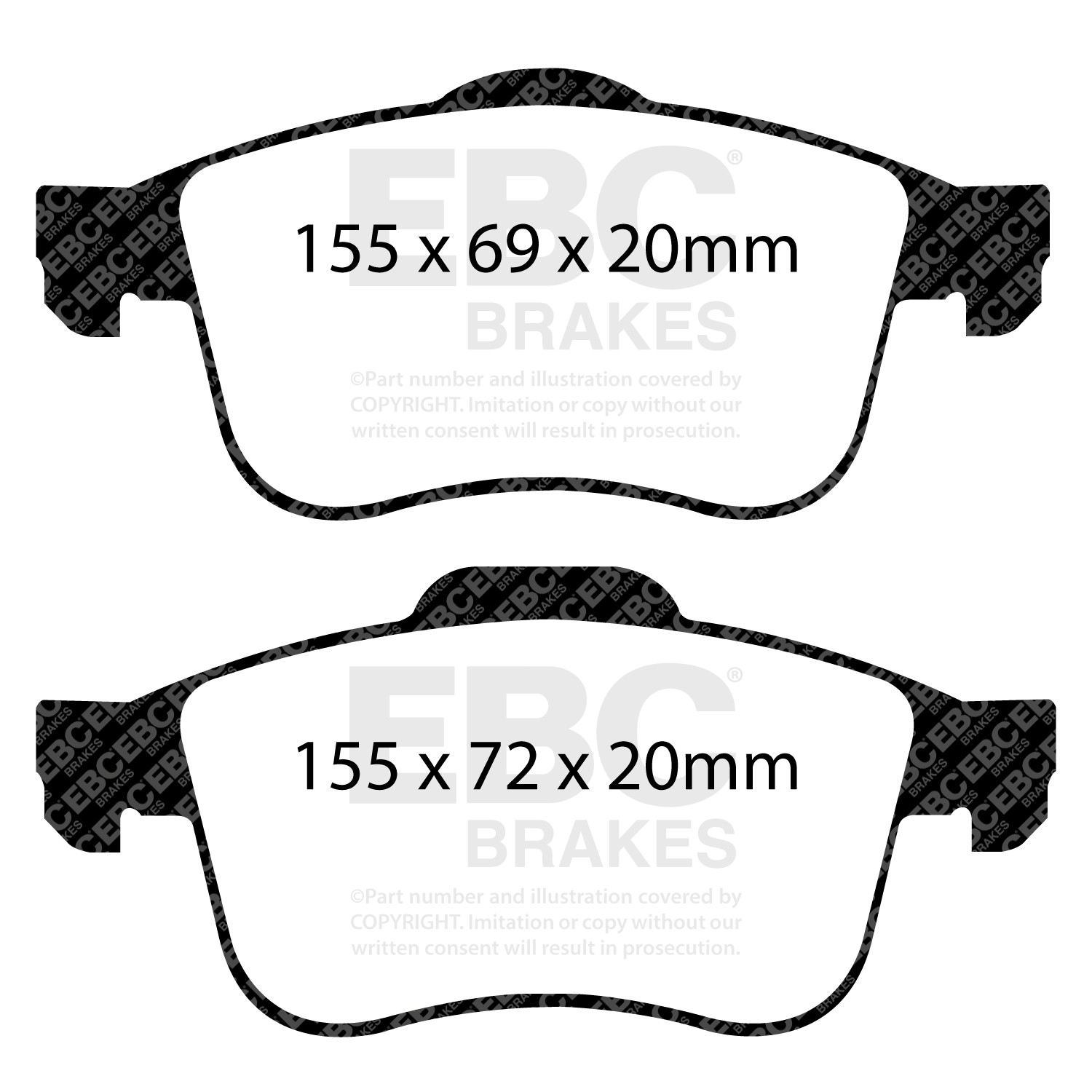 EBC Ultimax Brake Pad OE Replacement Set | EBC Brakes Direct