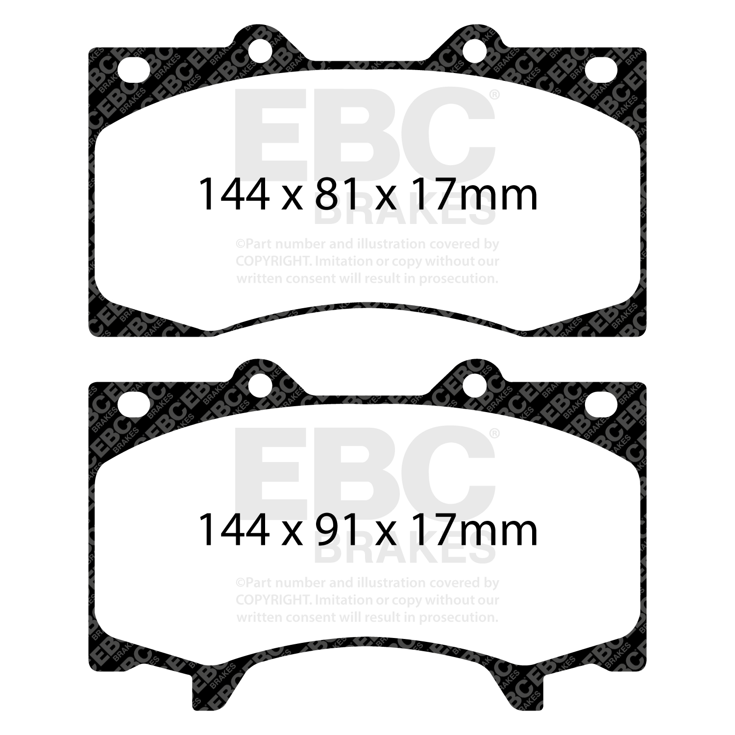 EBC Ultimax Brake Pad OE Replacement Set | EBC Brakes Direct