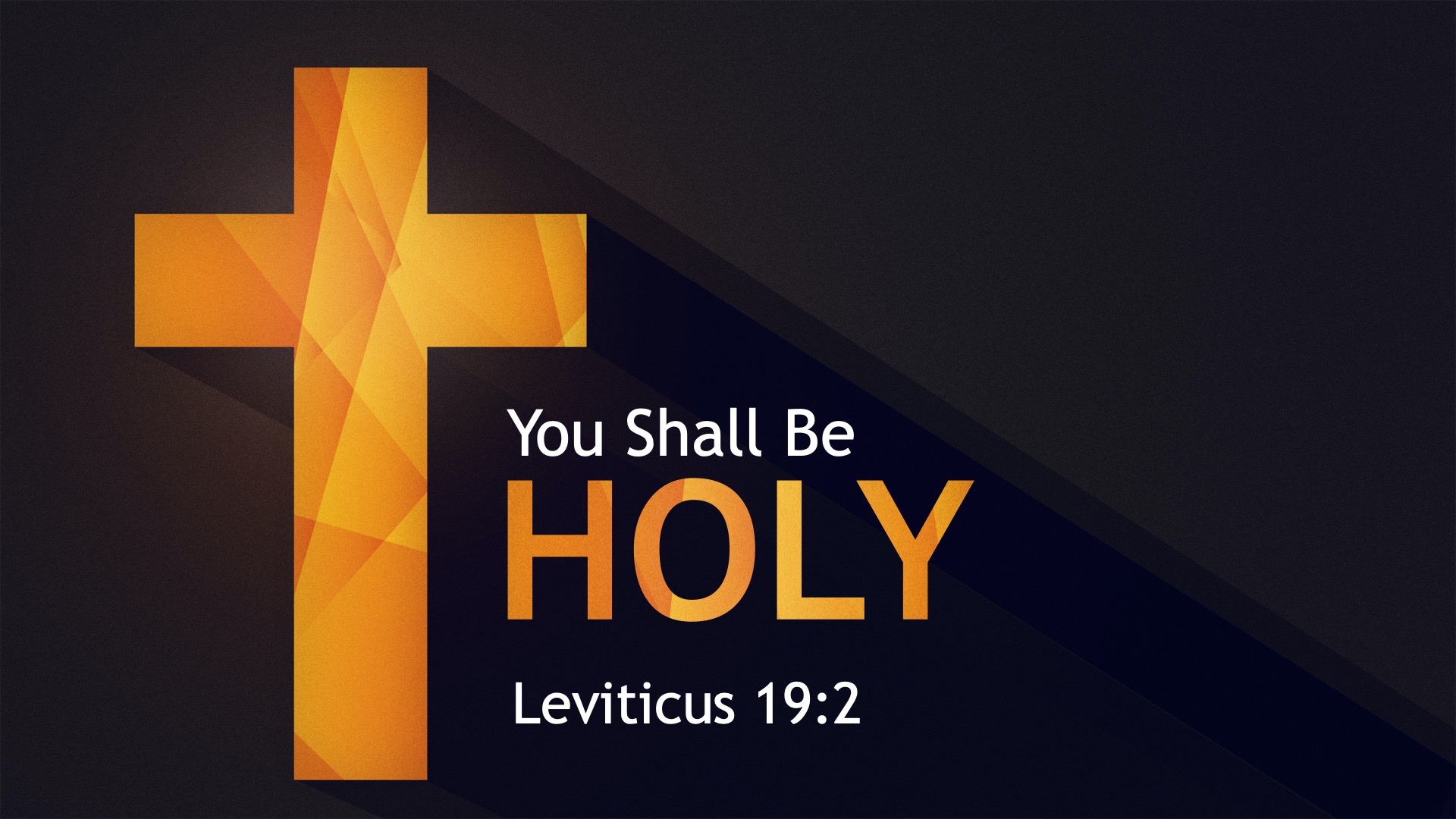04/03/2022 "You Shall Be Holy" Leviticus 192 Mike Stone, Senior