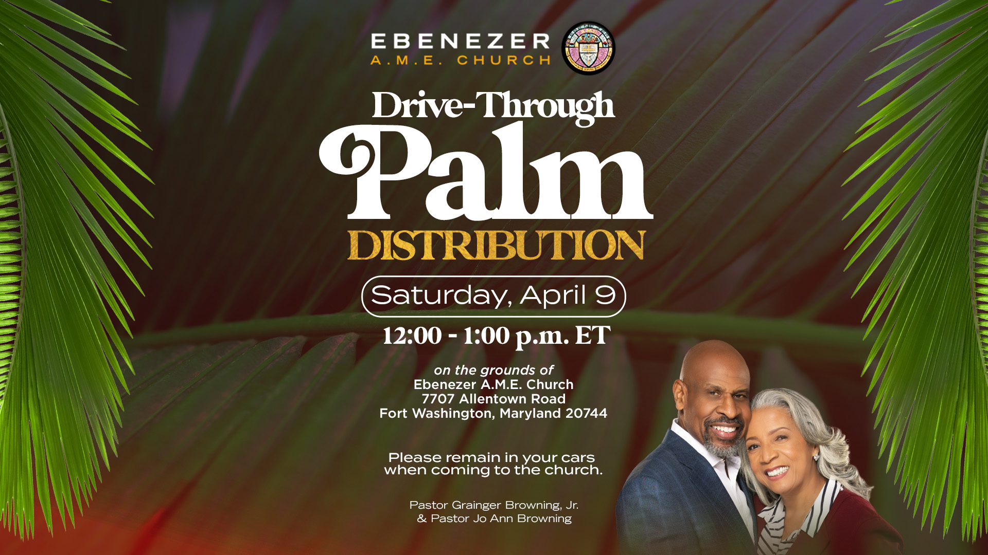 Drivethrough Palm Distribution Ebenezer A.M.E. Church