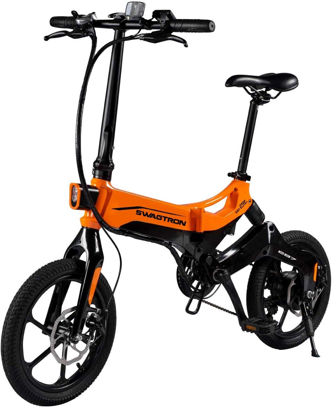 Swagtron EB7 Plus Folding Electric BikeTop Folding eBike eBike Gear Plus