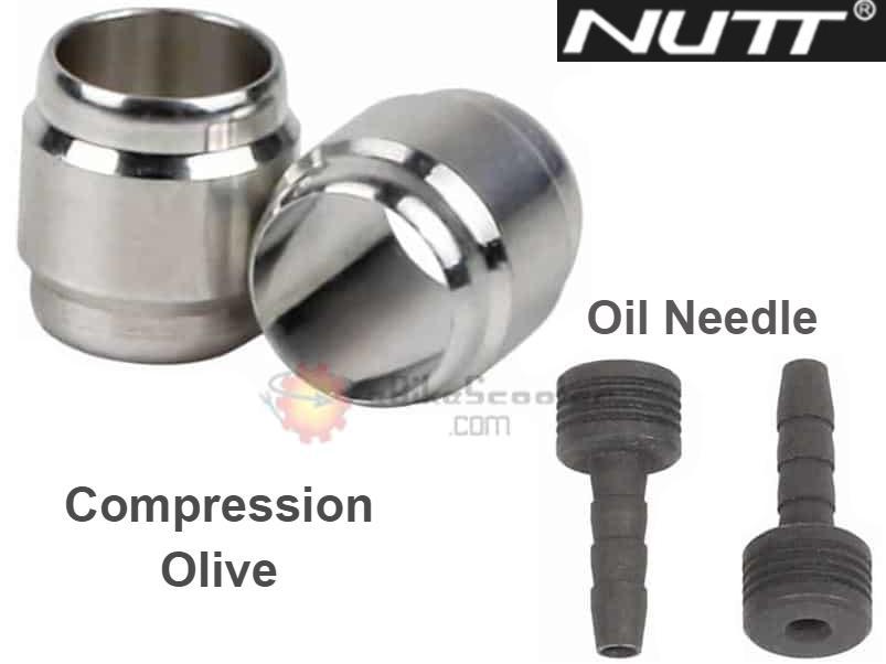 Compression Olives And Oil Needles For NUTT Hydraulic Brake System