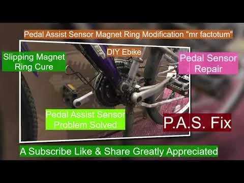 Ebike Pedal Assist Sensor Magnet Ring Common PAS Fault Simple DIY Fix