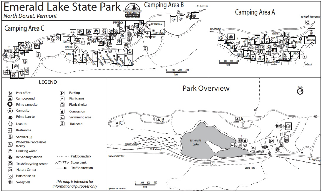 Emerald Lake State Park eBird Hotspots