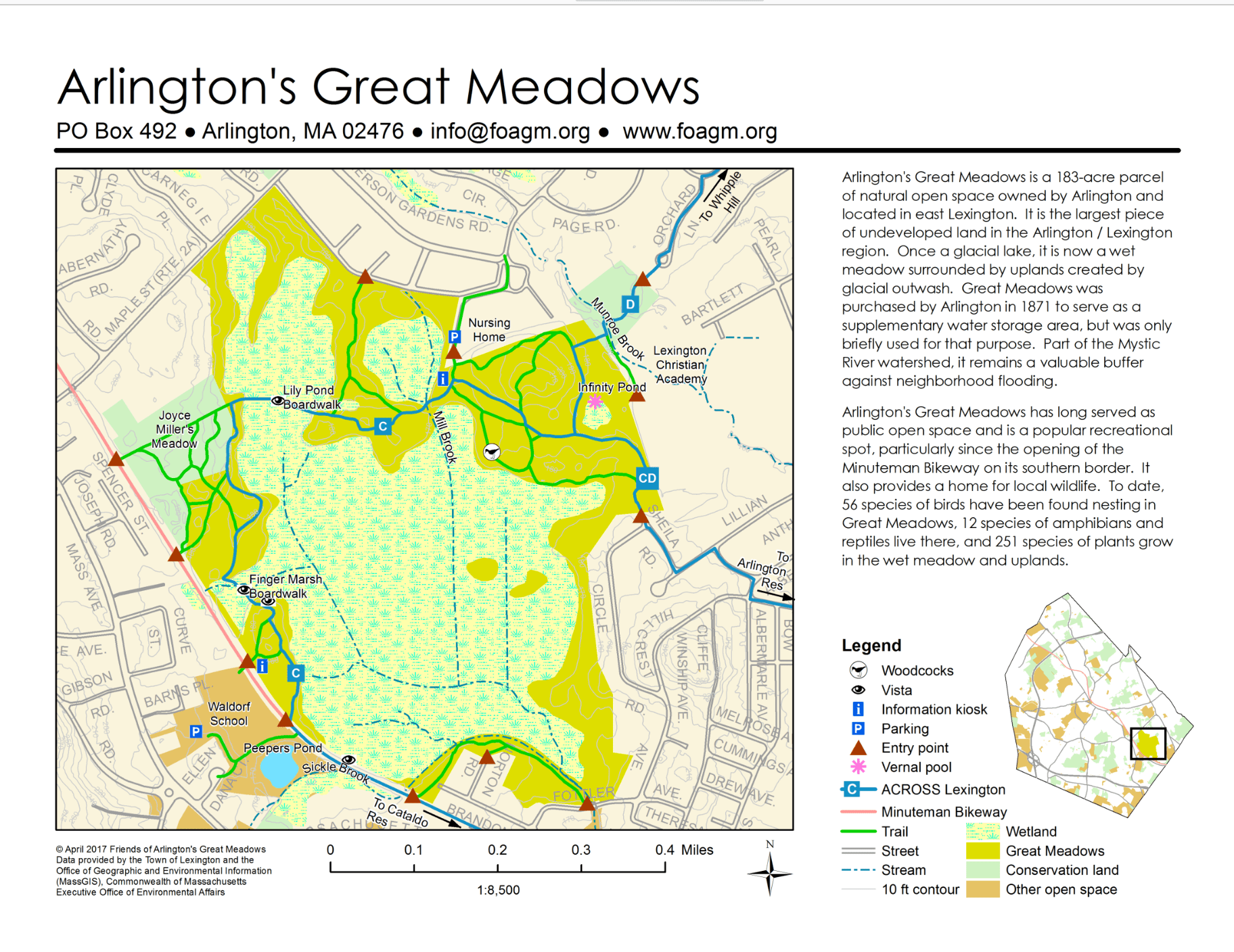 Arlingtons Great Meadows Birding Hotspots