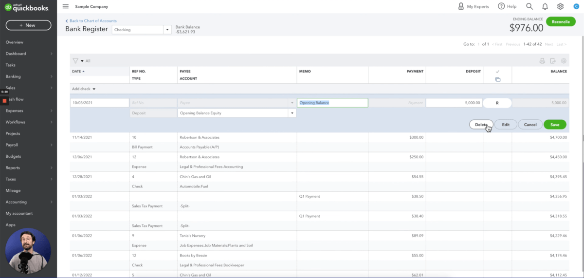Video How to Delete a Deposit in QuickBooks Online