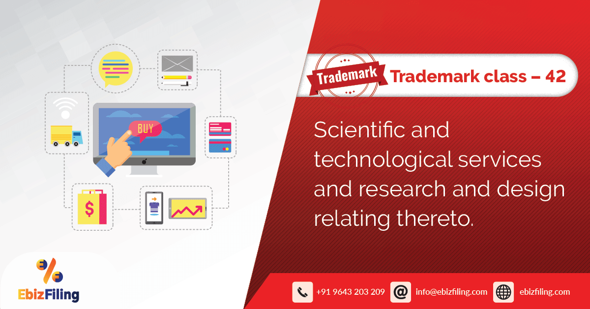 Trademark Class 42 Scientific and Technological Services