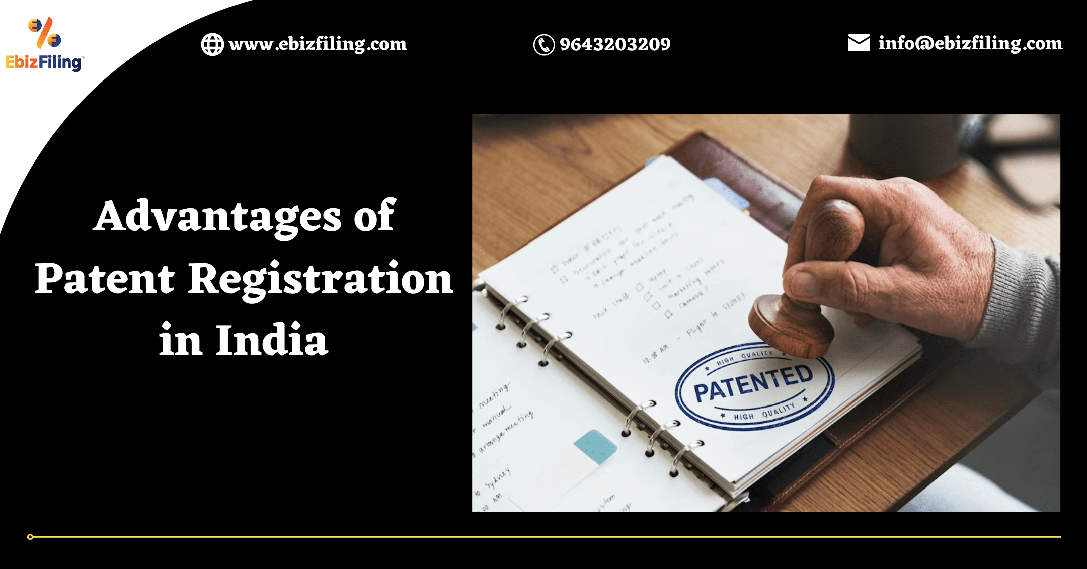 All about the advantages of patent registration in India