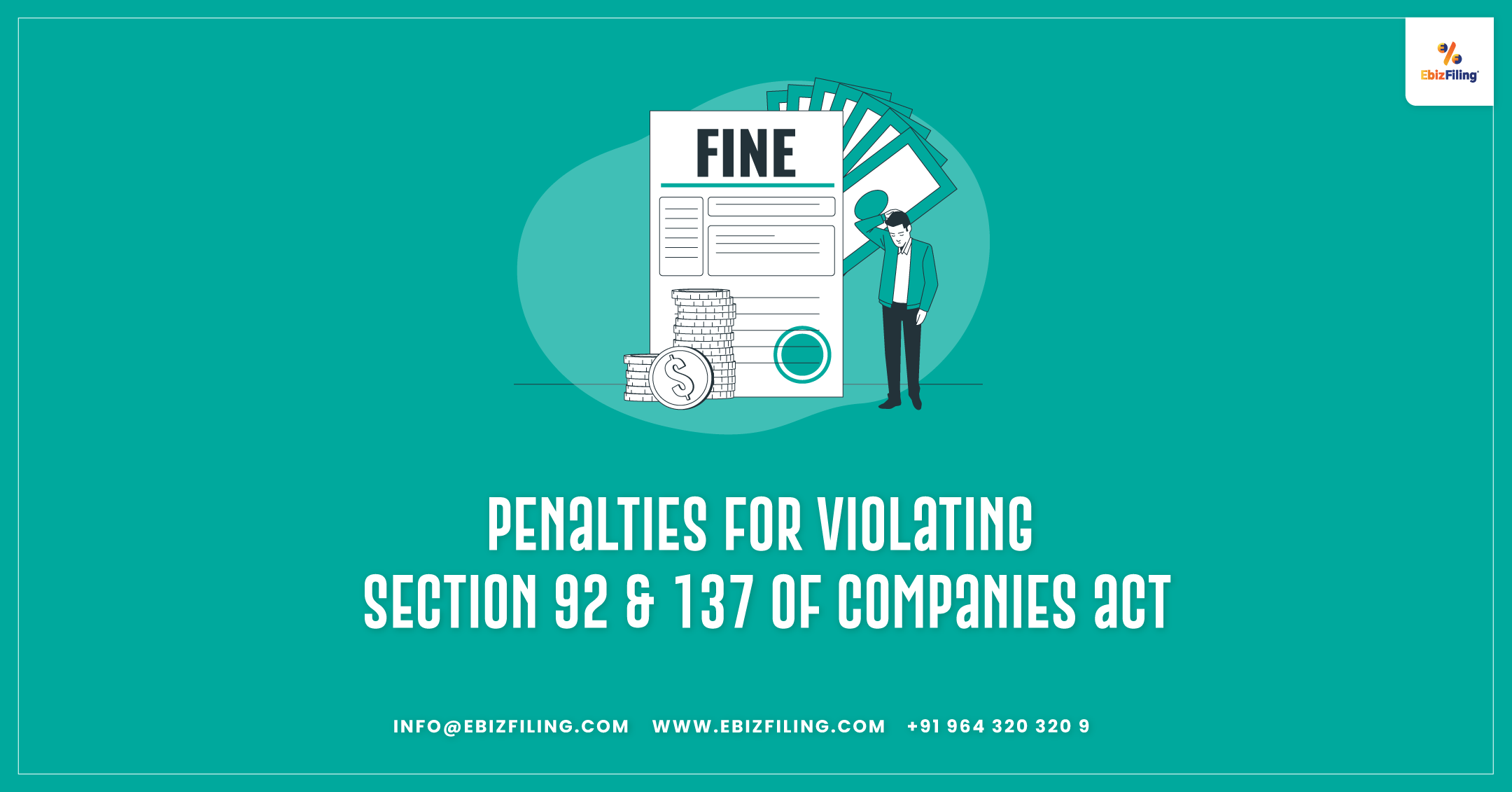 Violating Sections 92 and 137 of the Companies Act, 2013