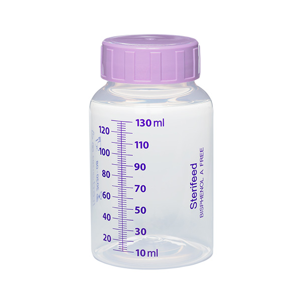 Sterifeed sterile disposable 130ml breast milk bottle