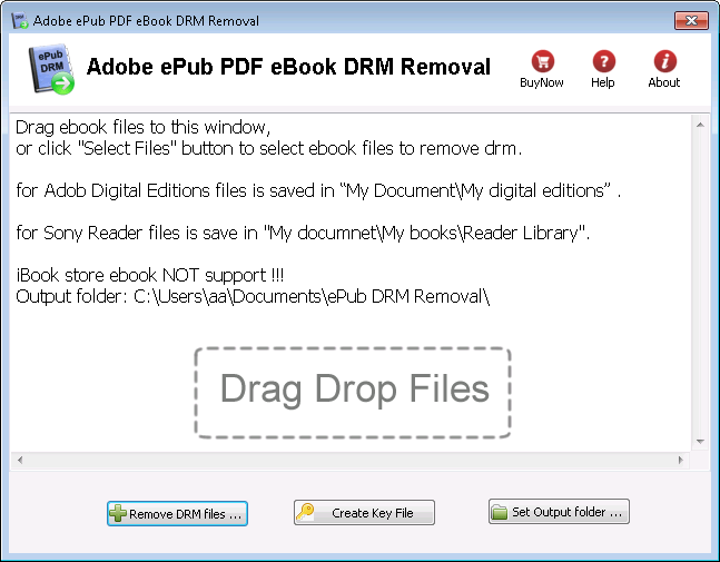 Adobe PDF epub DRM Removal Remove Adobe PDF ePub ebook DRM Protection