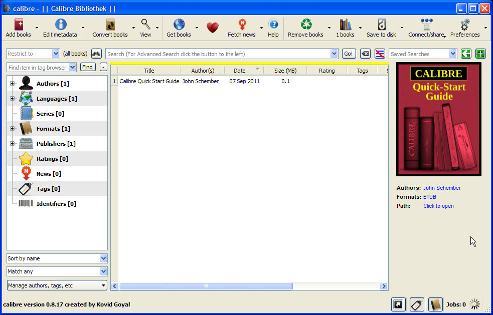 Converting files with Calibre (Kindle) « eBook Conversion