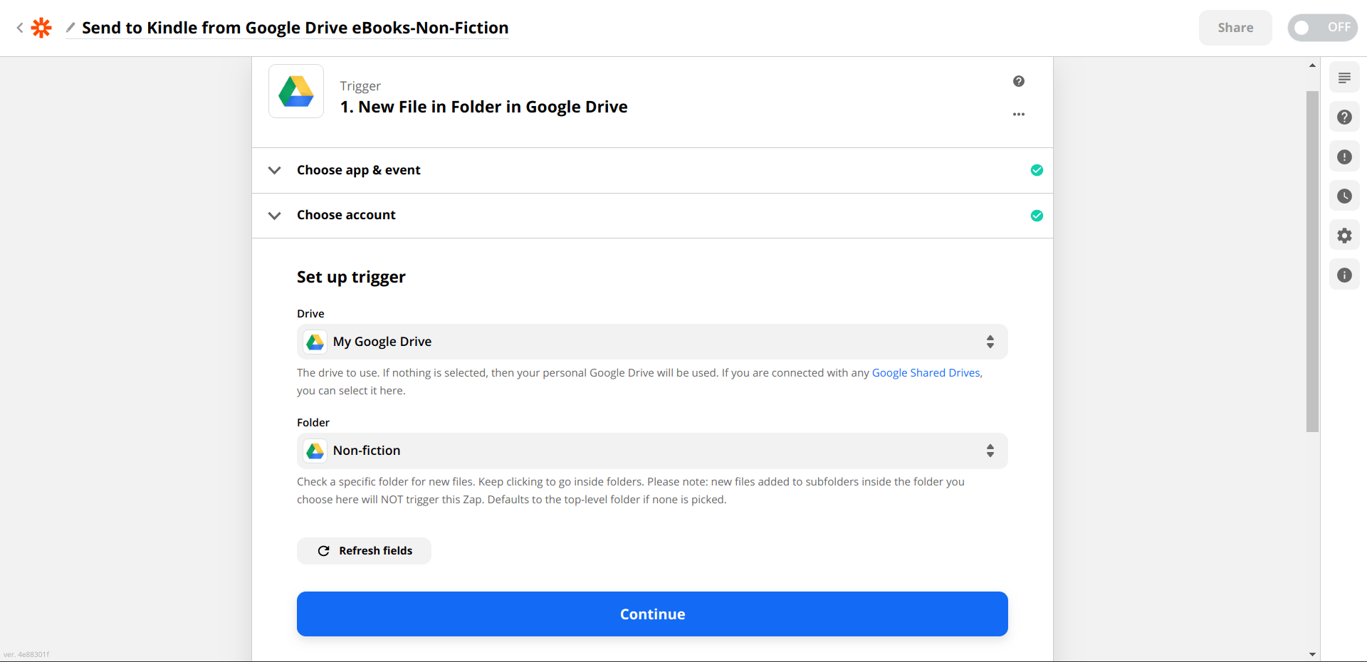 Automatically send to kindle from Google Drive or Dropbox The eBook