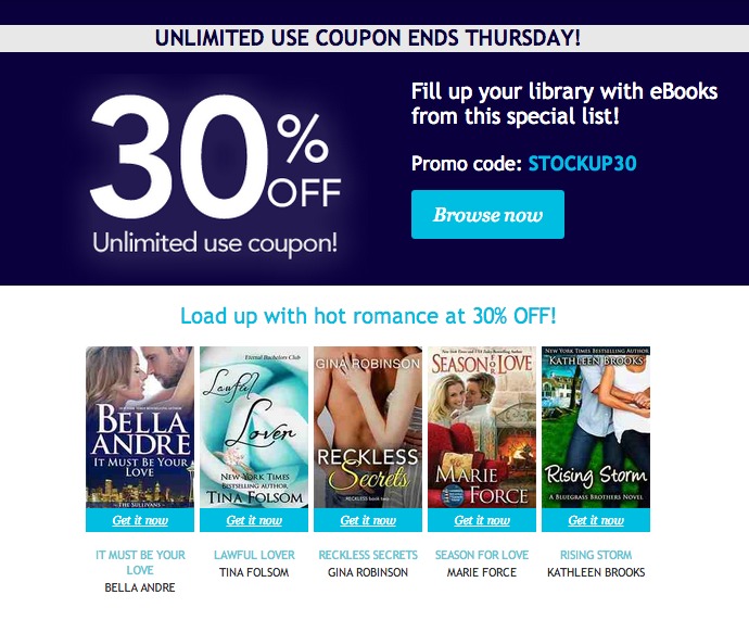 Kobo Stockup Promotion Ebook Friendly