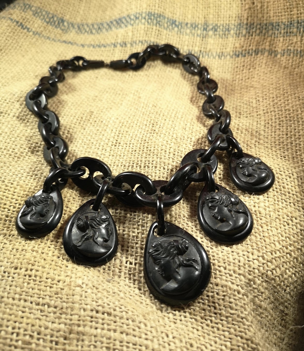 Antique Whitby Jet collars and necklaces Antique Whitby Jet Jewellery