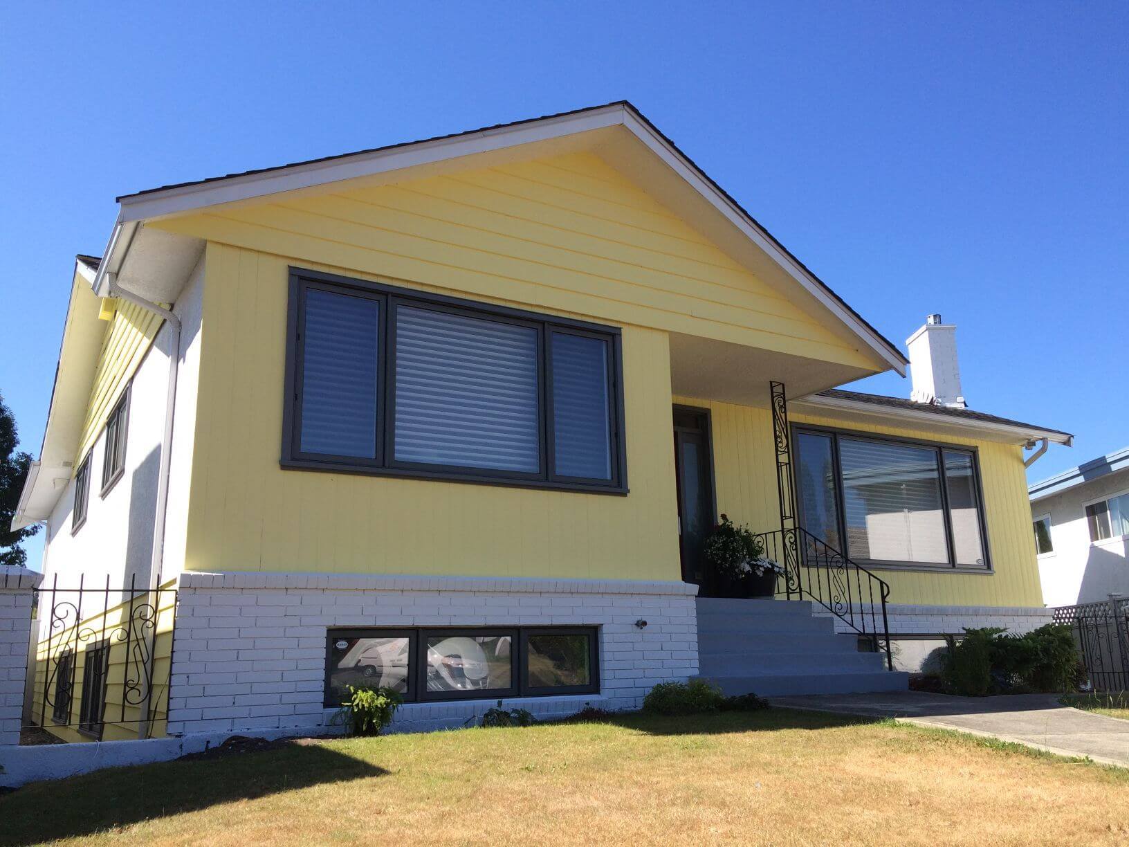 Exterior Painting Vibrant Yellow EB Painting Vancouver