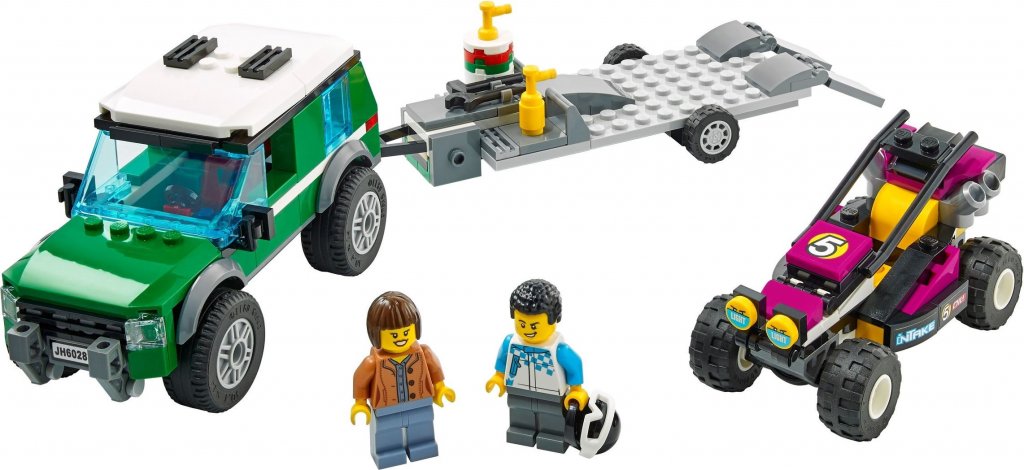 LEGO City Transport med racerbuggy 60288 December 2020 Ebrix.se