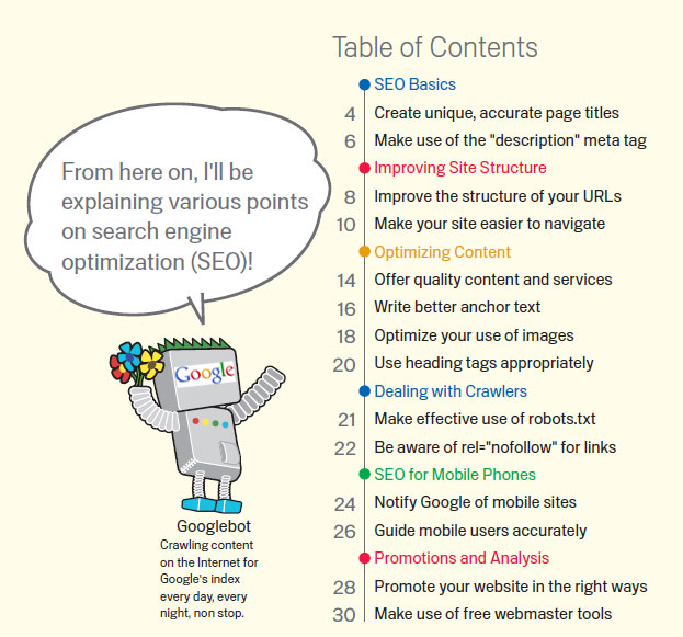 Edisi baru Google SEO Starter Guide 2010 ebsoft
