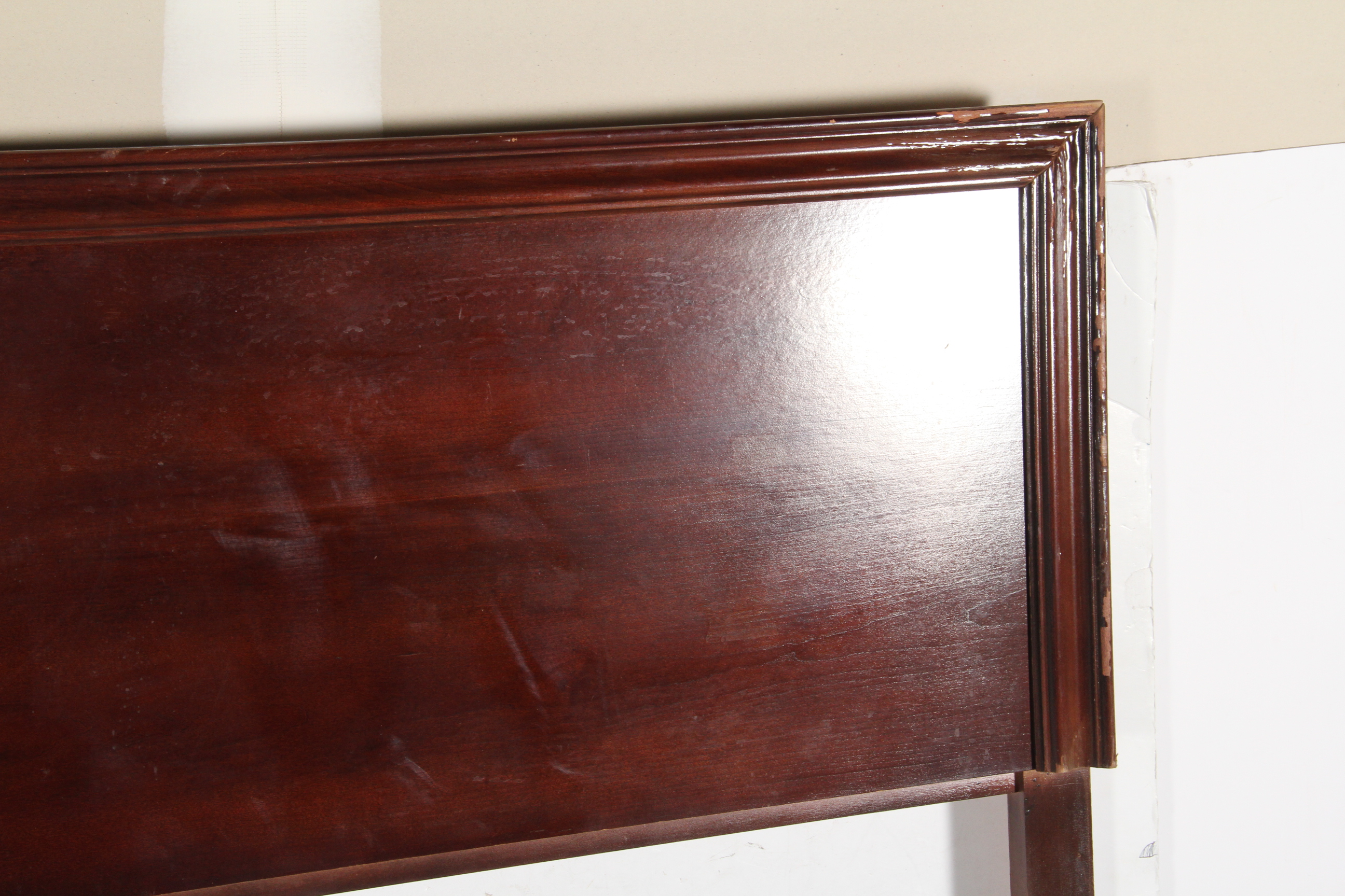 Solid Mahogany Full/Queen Size Headboard EBTH