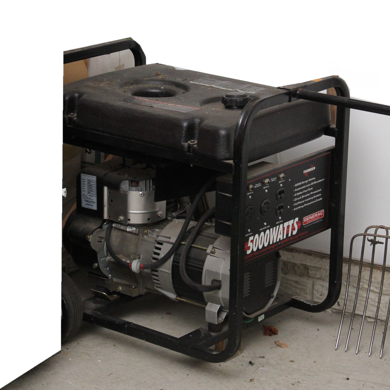 Tecumseh Generac 5000 Watt Generator | EBTH