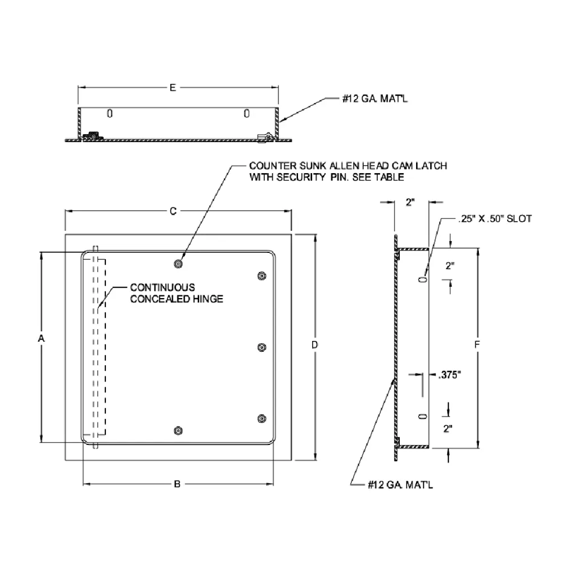 MS7000 Security Acudor Access Doors eBuildingProducts
