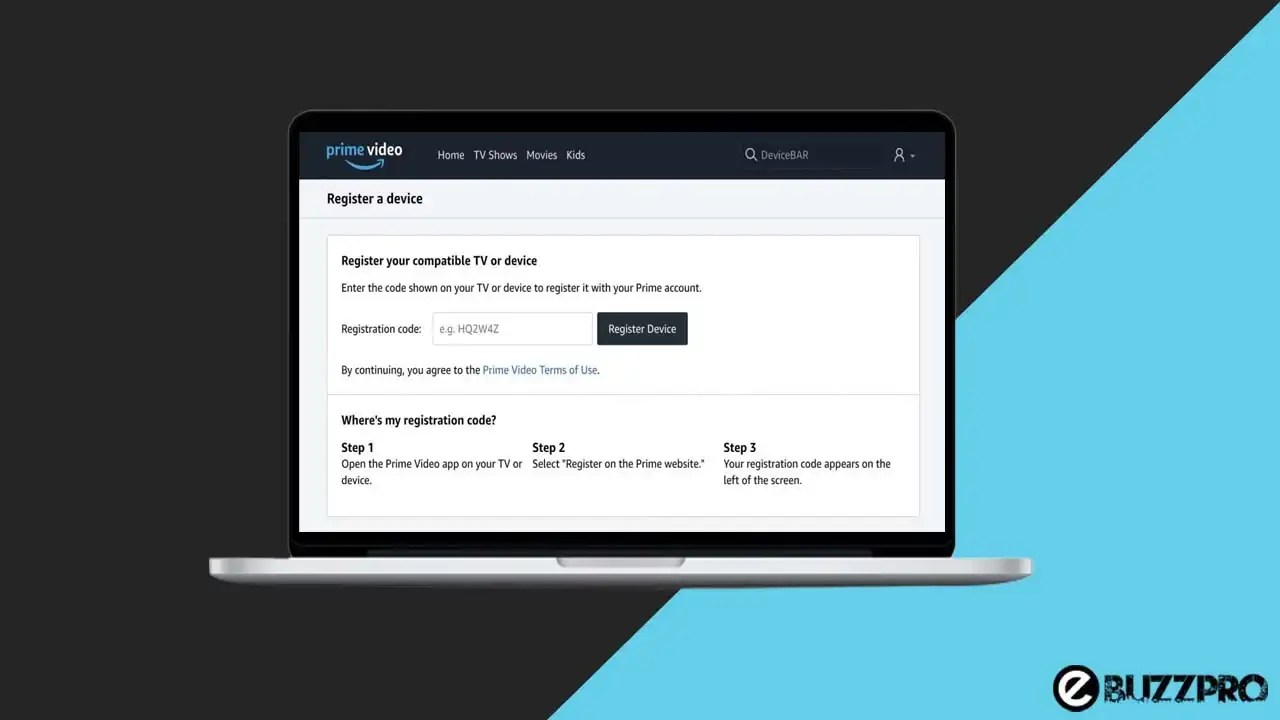Activation Code! Way to Enter Amazon Prime Video