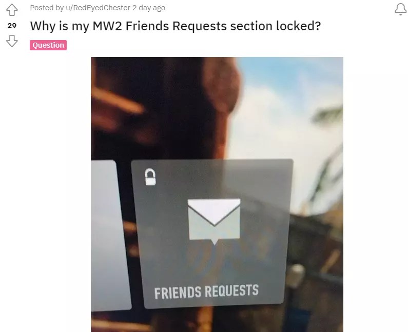 [Fix] Friend Request Locked MW2 / COD MW2 Friend Requests Locked