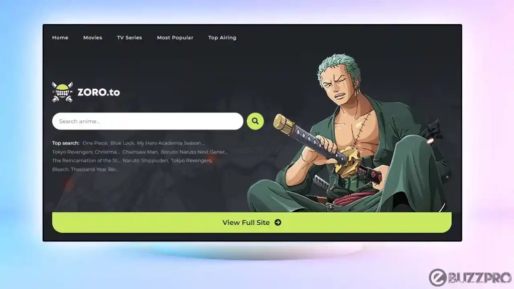 Update 70+ zoro anime website latest in.cdgdbentre
