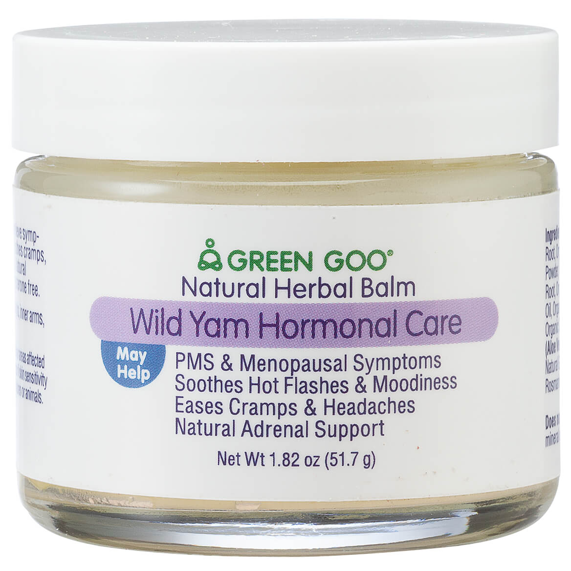 Green Goo Wild Yam Hormonal Care Natural Herbal Balm Easy Comforts