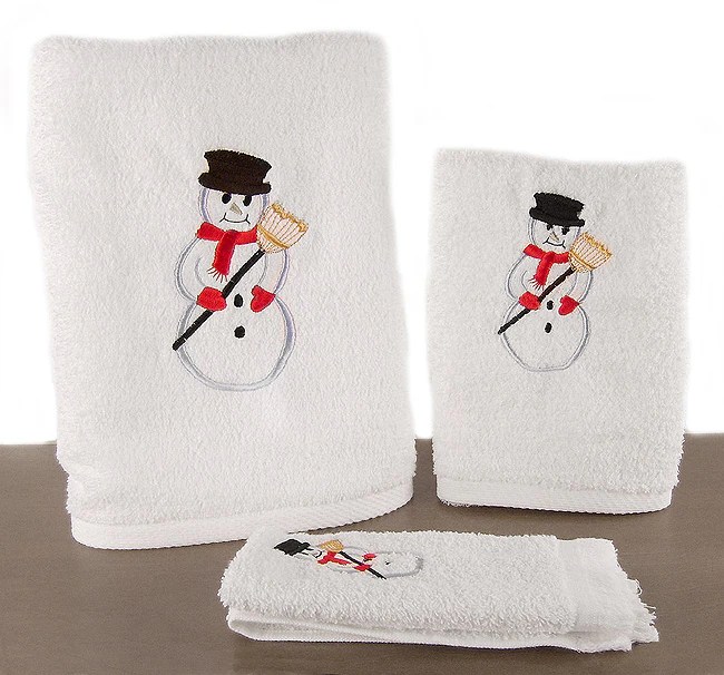 Set of 6 Snowman Towels Overstock Shopping Top Rated Bath Towels