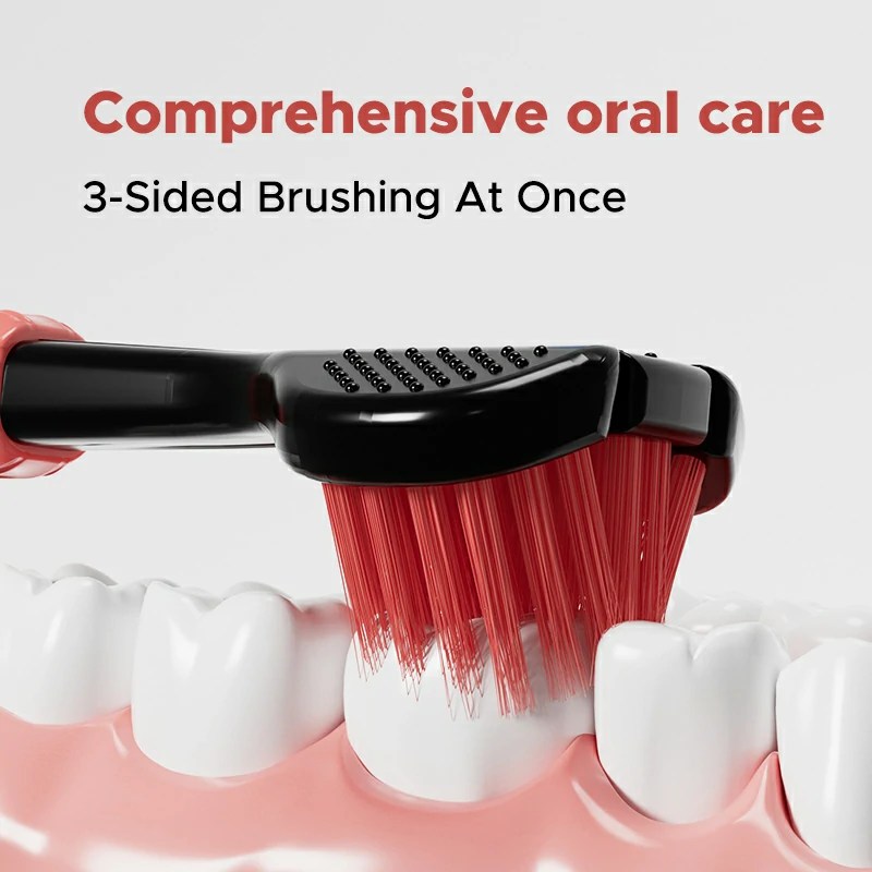 The ThreeSided Toothbrush A Revolution in Oral Care Oralgos