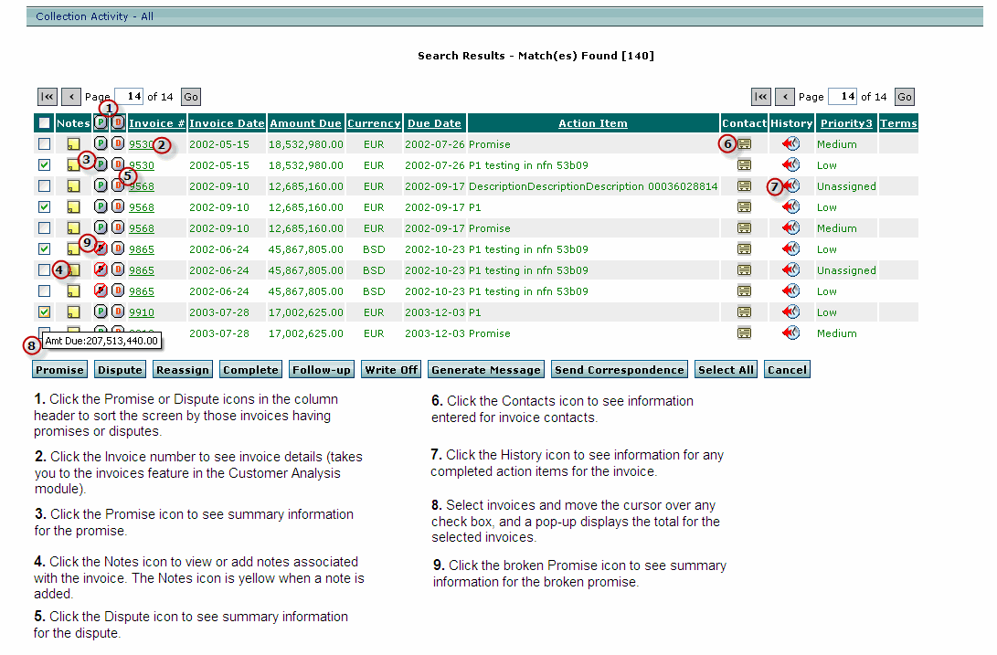 Collection Activity Tasks