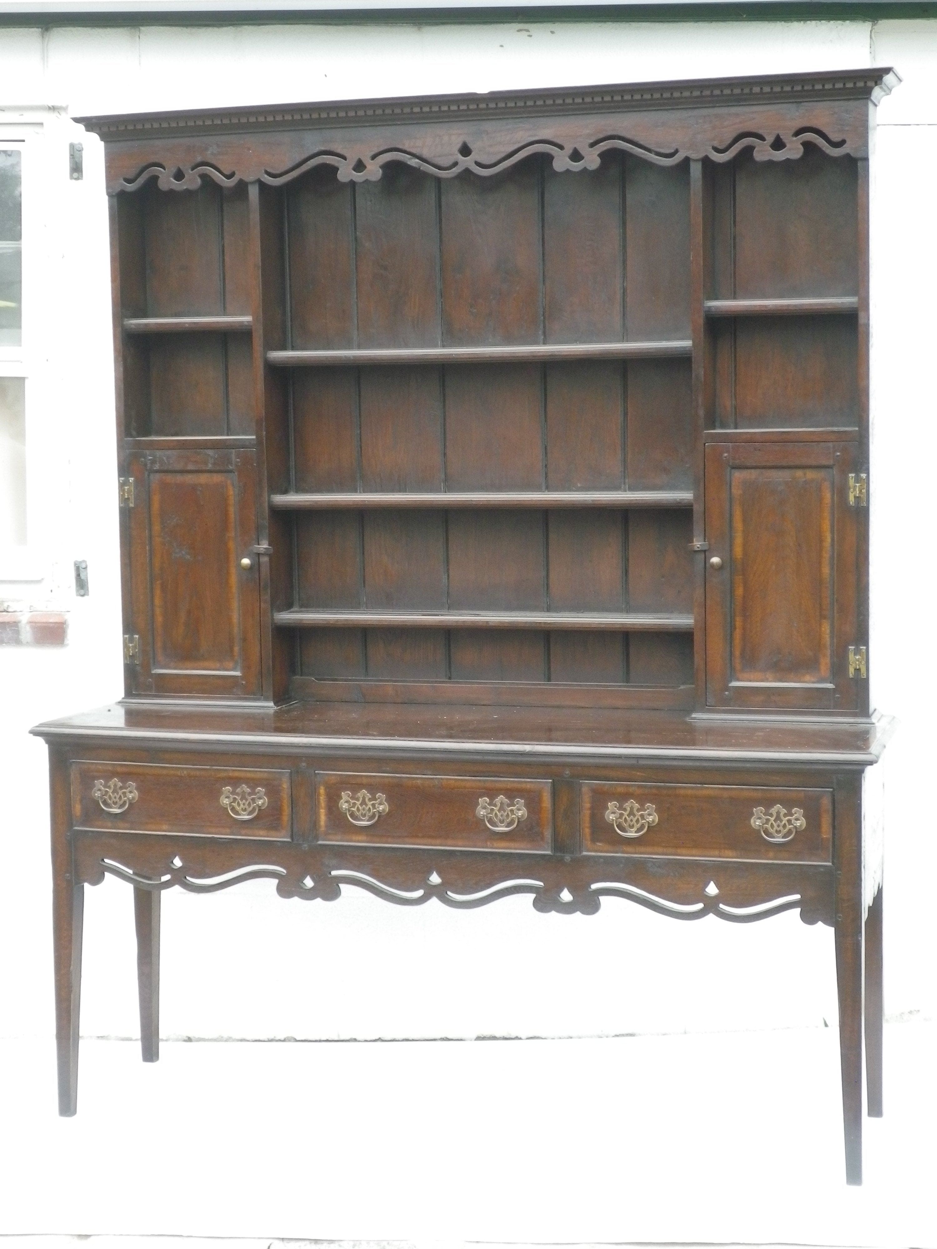 English Oak Hutch English Country Home