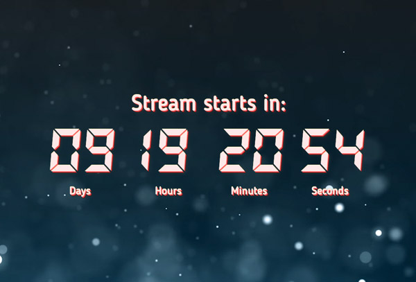 Video background Stream widgets