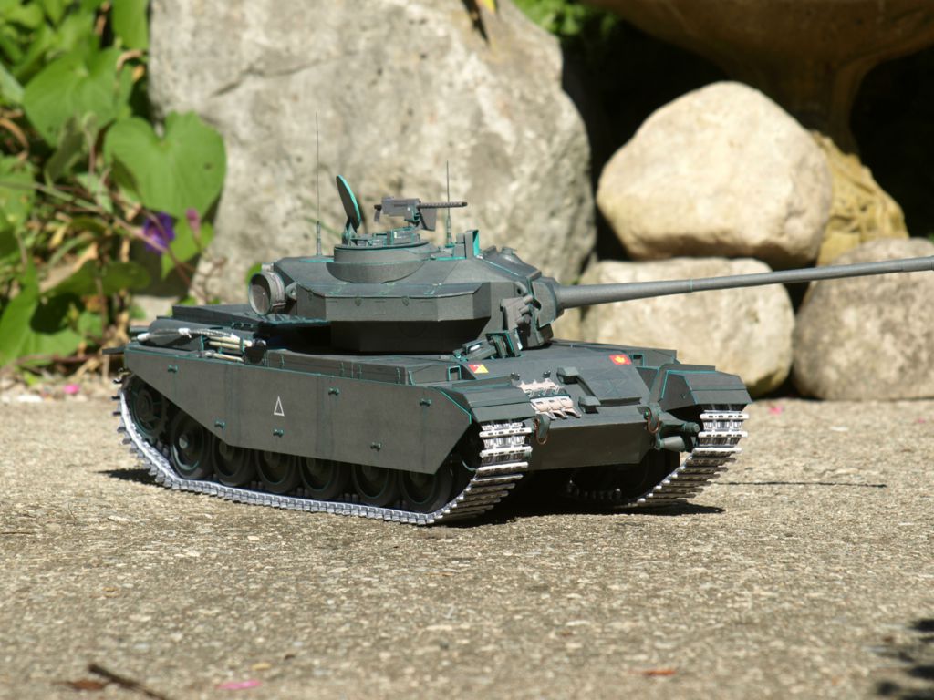 1/16 Centurion Mk.5 Main Battle Tank Canadian Army 1960 Paper Model