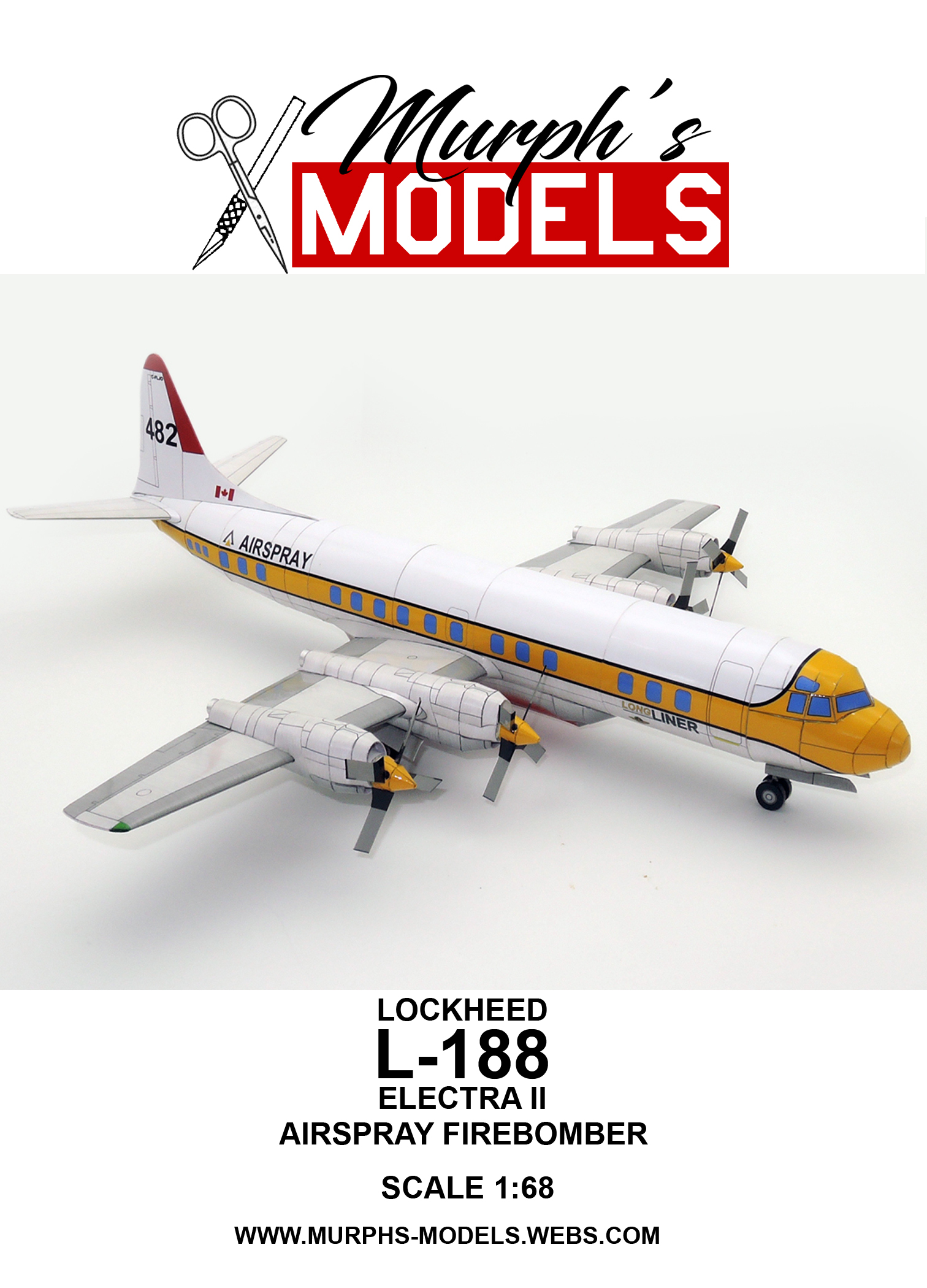 Lockheed Electra Scale Model
