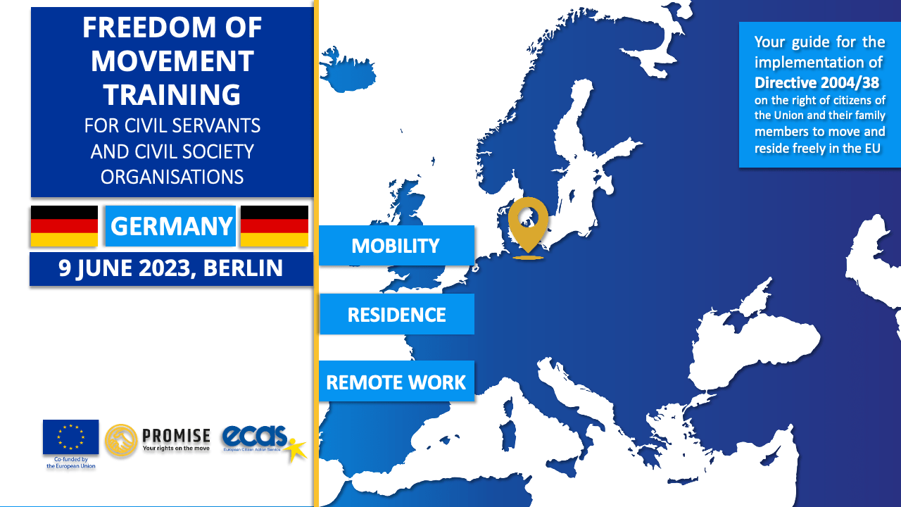 Freedom of Movement Training Germany ECAS