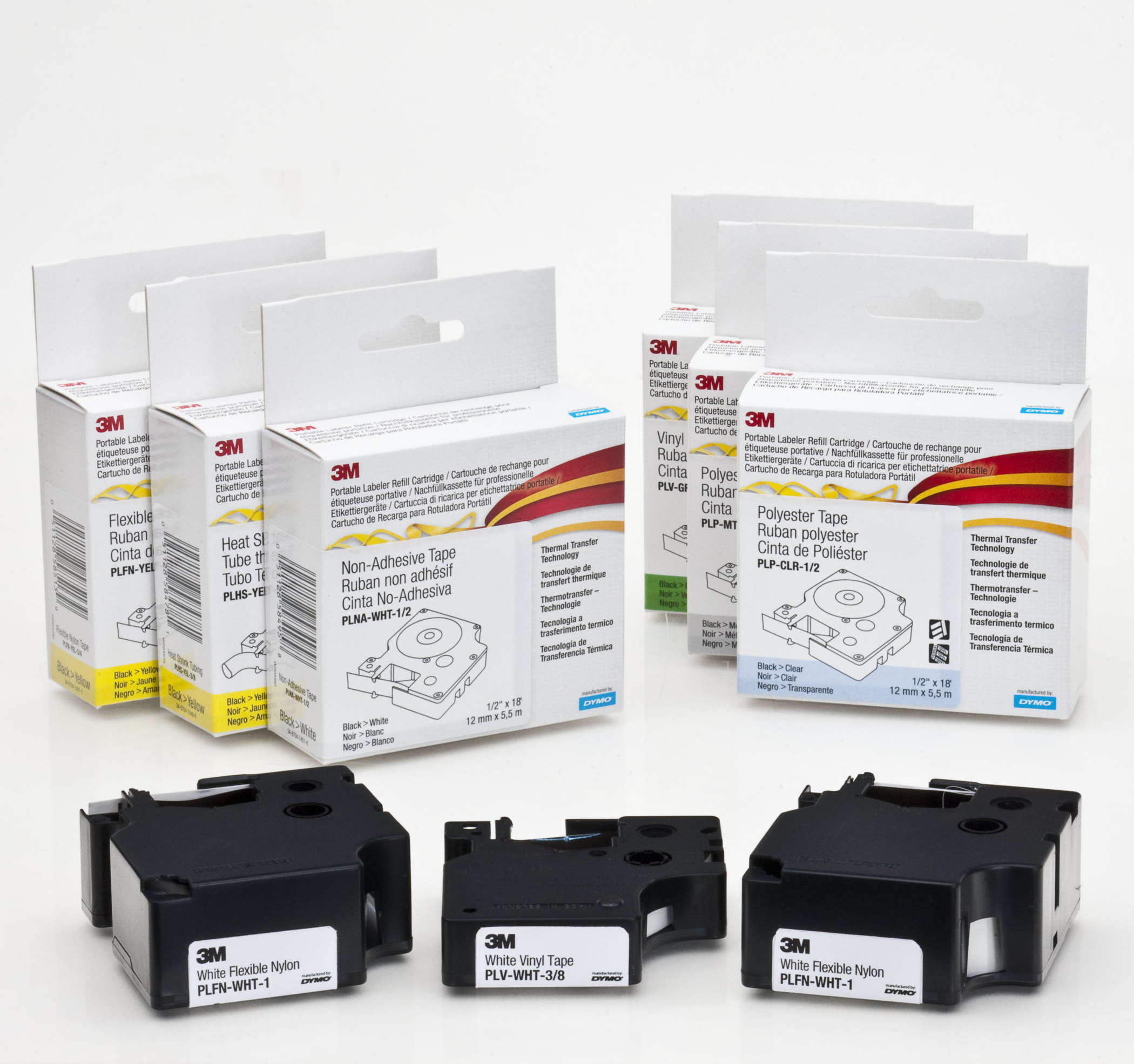 3M CANADA 3/8 inch 3M Portable Labeler Refill Cartridge, Clear