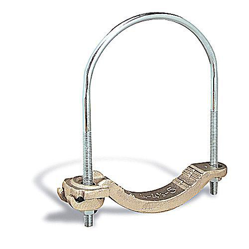 ABB 6 inch Blackburn Waterpipe Ground Clamp, Bronze