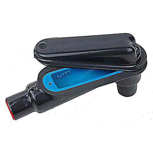 ABB LBD10900G Elbow pulling LBD steel doublecoat grey 4"