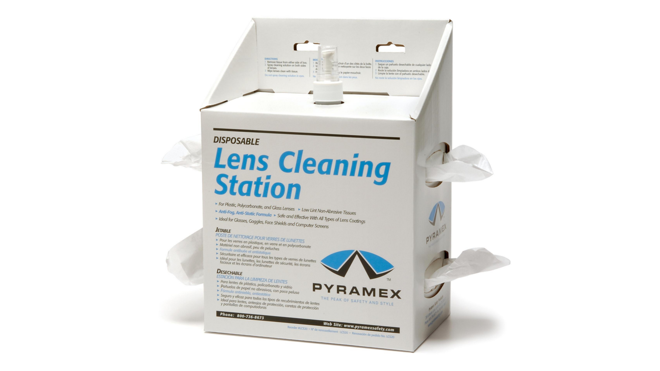 Station cleaning solution & tissues